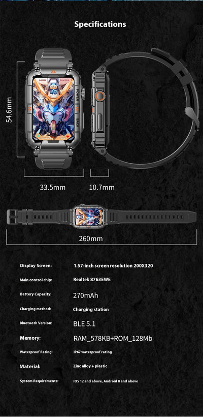 Reloj Inteligente con Monitor de Frecuencia Cardíaca, Oxígeno y Presión Arterial - Image 24