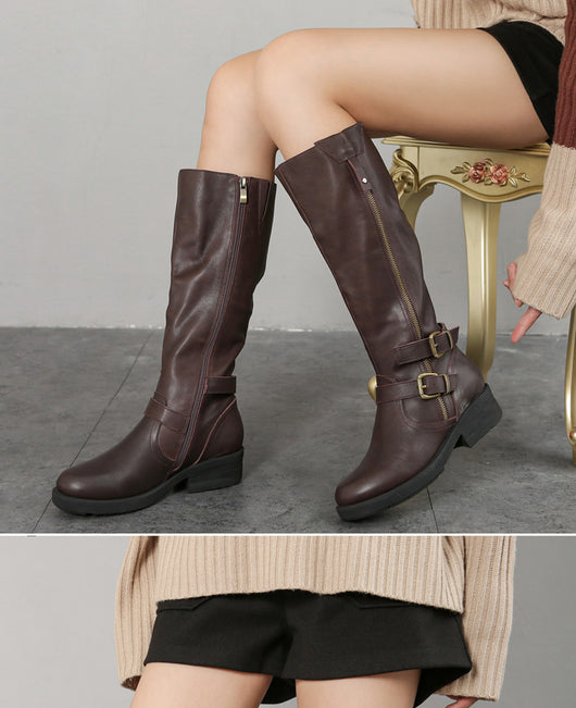 Botas Dr Martens Talla Grande con Cierre Lateral y Suela Gruesa para Mujer - Image 14