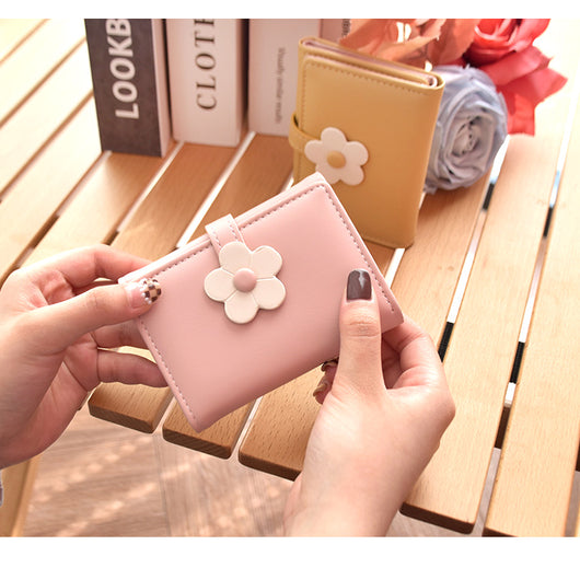 Monedero Floral Compacto - Billetera Pequeña con Diseño Flores - Image 13