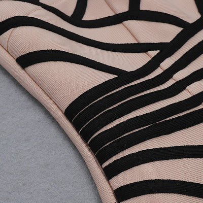 Falda Bandage Elegante con Detalle de Hombro Oblicuo y Abertura Lateral - Image 19