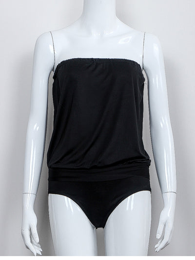 Traje de Baño Enterizo Escote Palabra de Honor - Diseño Minimalista y Versátil - Image 10