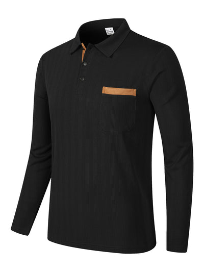 Polo Deportivo Manga Larga con Solapa para Hombre - Image 17