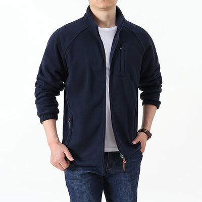 Chaqueta de Forro Polar con Cuello Alto para Hombre - Image 2
