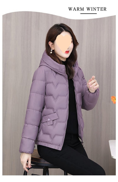 Abrigo Acolchado de Algodón para Mamás - Chaqueta Térmica Ligera - Image 7