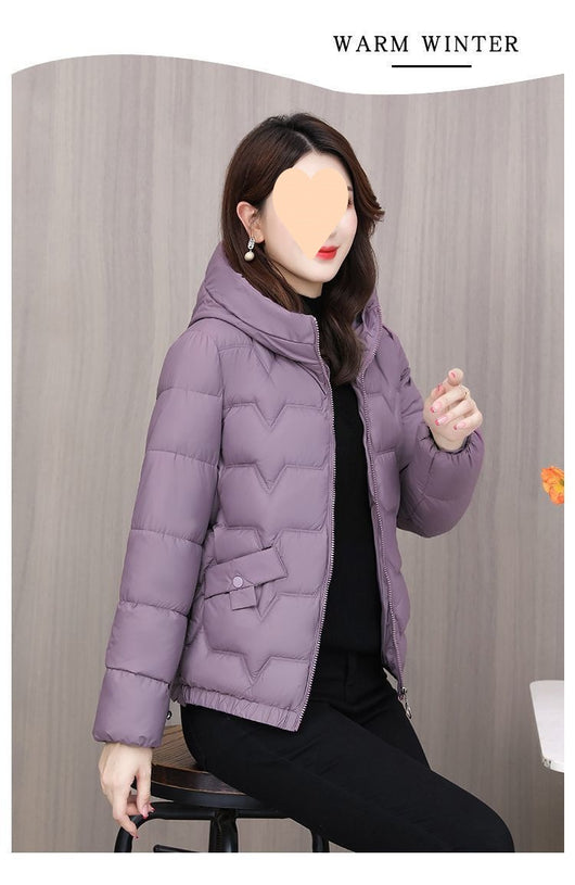Abrigo Acolchado de Algodón para Mamás - Chaqueta Térmica Ligera - Image 7