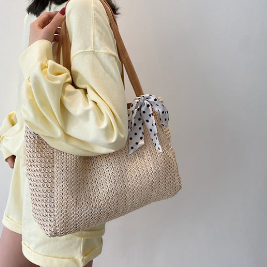 Bolsa de Paja Bandolera Fresca y Elegante para Mujer