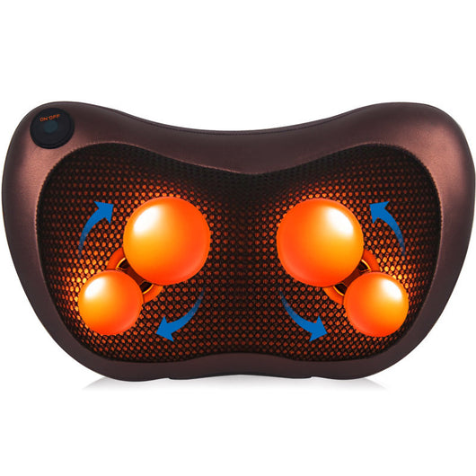 Almohada Masajeadora Eléctrica Bidireccional de Doble Rotación