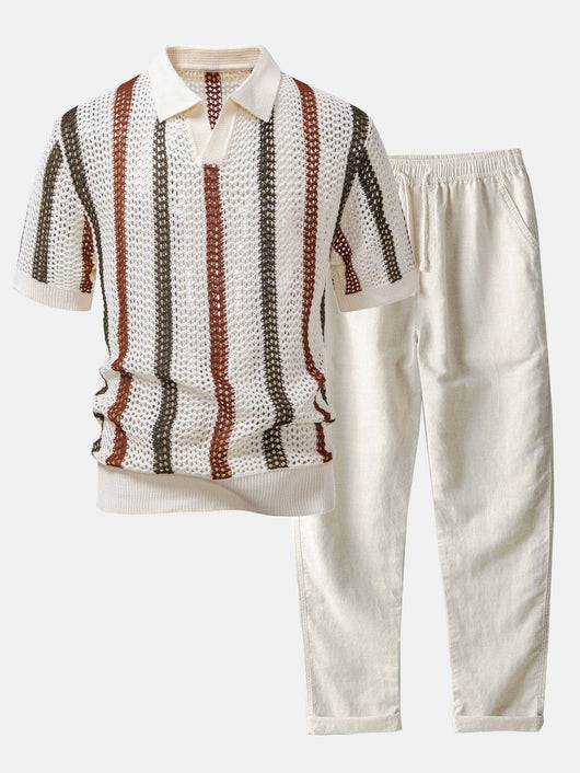Polo Transpirable con Tejido Hueco para Hombre - Manga Corta Verano - Image 7