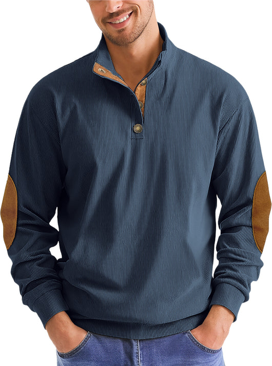 Suéter Casual de Cuello Alto para Hombre - Otoño e Invierno - Image 10