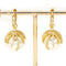 Aretes de Plata 925 Fritilaria Blanca Lujo