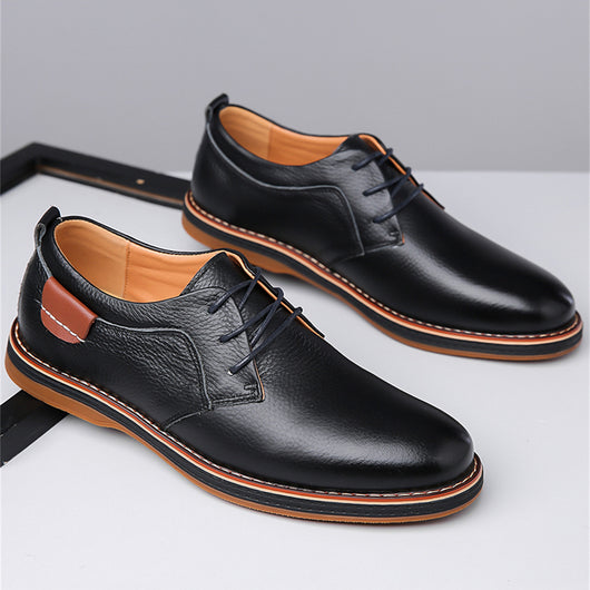 Zapatos de Cuero para Hombre Talla Grande - Costura Artesanal Premium - Image 12