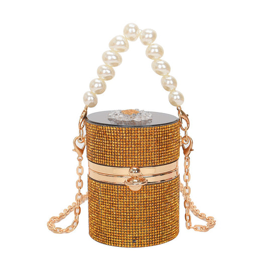 Bolso de Noche con Cadena Acrílico Cristales Brillantes - Image 6