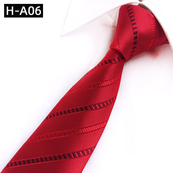 Corbata de Poliéster para Bodas y Celebraciones en Rojo