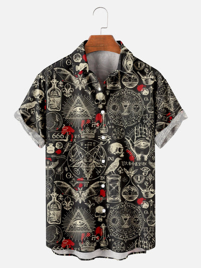 Camisa Vintage Playa Hombre Estampado Digital 3D - Image 7