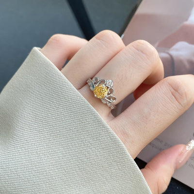 Anillo de Moda con Corona Abierta para Mujer - Image 11