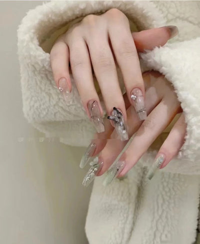 Uñas Postizas Cat Eye Rubor - Parches de Manicura Lista para Usar - Image 30