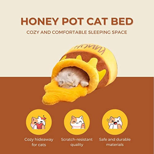 Cama Nido para Gatos con Espuma Viscoelástica - Cojín Desmontable y Lavable - Image 5