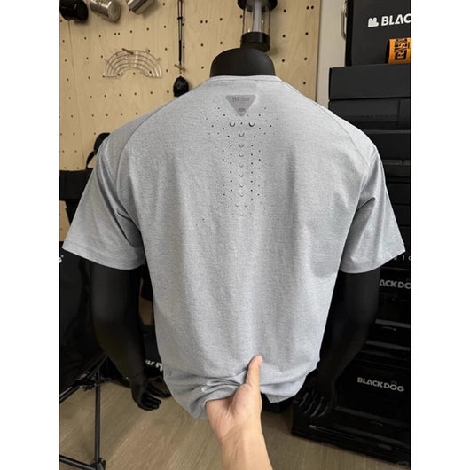 Playera Deportiva Manga Corta Perforada Secado Rápido para Hombre - Image 5