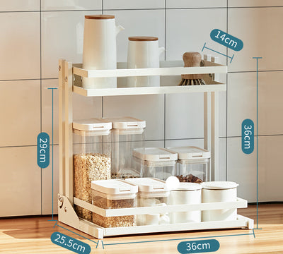 Organizador de Especias Multinivelado para Mostrador - Instalación sin Herramientas - Image 11