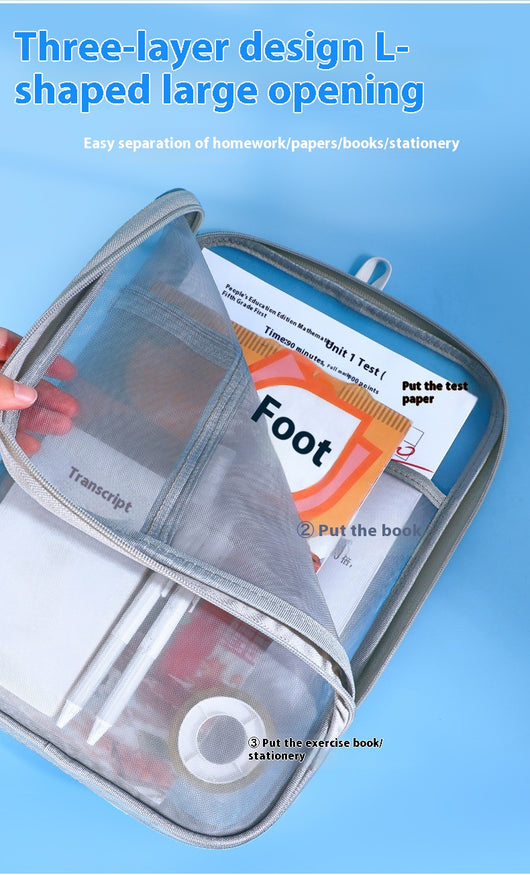 Bolsa Organizadora Transparente para Documentos y Pruebas - Image 16