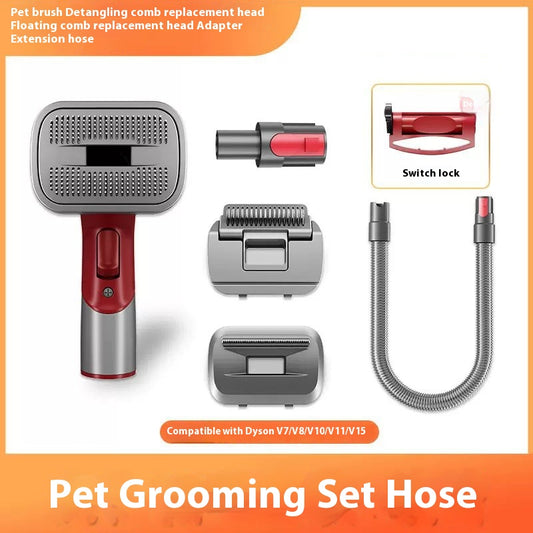 Kit Completo de Aseo para Perros y Gatos con Cabezal de Succión y Peine - Image 6