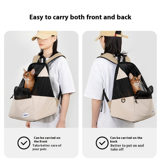 Mochila Transportadora para Mascotas Transpirable de Cuatro Estaciones - Image 3