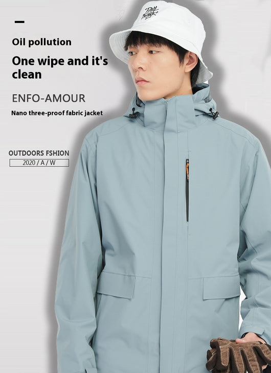 Chaqueta Táctica Impermeable para Montaña con Sellado Térmico - Image 21
