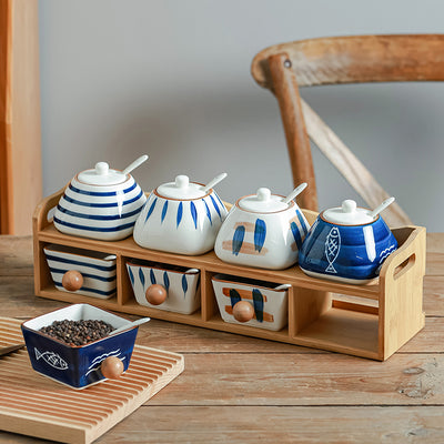 Caja de Especias Japonesa Multicompartimento Premium - Image 16