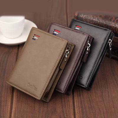 Billetera Corta para Hombre con Protección Antimagnética