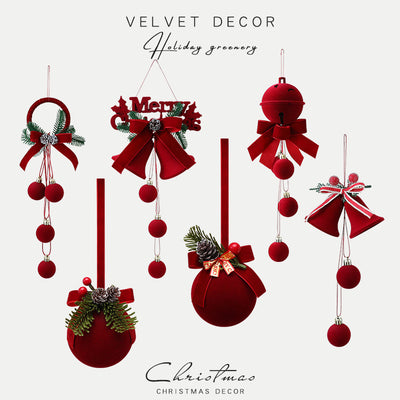 Adornos Navideños Colgantes - Campanas Decorativas para Vitrinas y Fiestas - Image 3