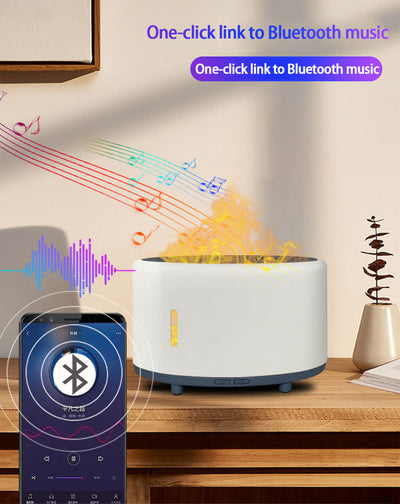 Humidificador Aromático con Llama LED, Control Bluetooth y Difusor 150ml - Image 18