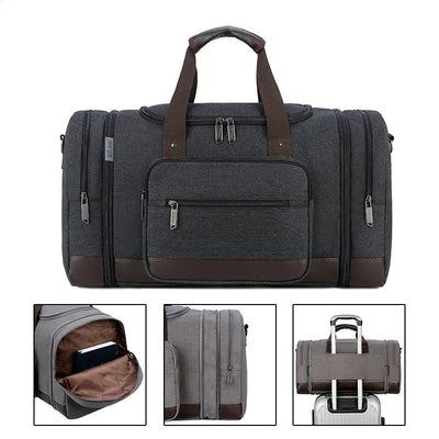 Bolsa de Viaje Grande Multiusos en Lona - Maleta de Mano Deportiva Unisex - Image 13