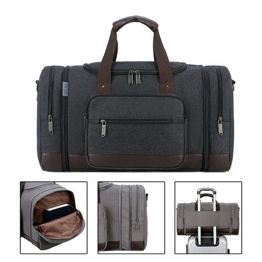 Bolsa de Viaje Grande Multiusos en Lona - Maleta de Mano Deportiva Unisex - Image 13