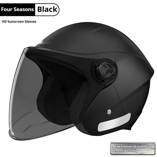 Casco de Moto Eléctrica con Aislamiento Térmico y Protección Contra el Viento - Image 10