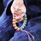 Pulsera de Semilla de Bodhi Natural con Raíz Envejecida