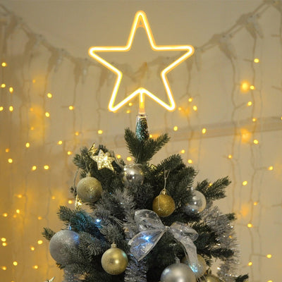 Luz Estrella 3D Luminosa para Árbol de Navidad - Image 8