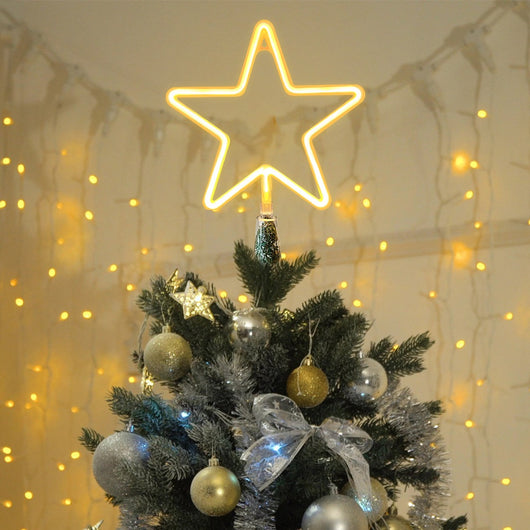 Luz Estrella 3D Luminosa para Árbol de Navidad - Image 8