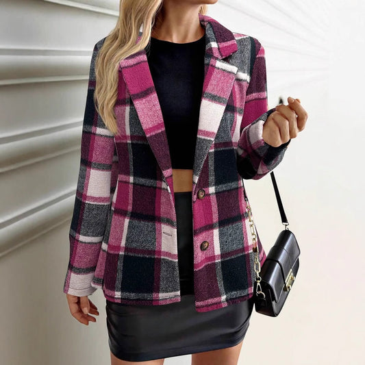 Blazer Cuadros Holgado Versátil - Image 2