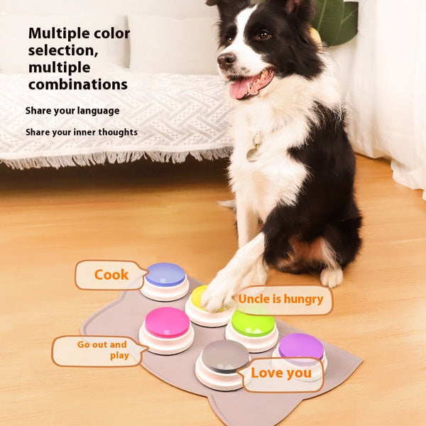 Botones de Comunicación para Perros - Juguete Interactivo de Voz
