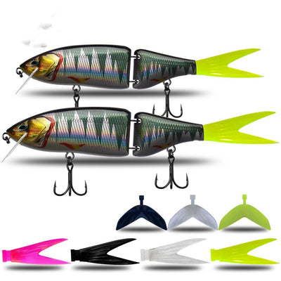 Señuelo Flotante Articulado para Pesca de Bagre y Lubina - Image 24