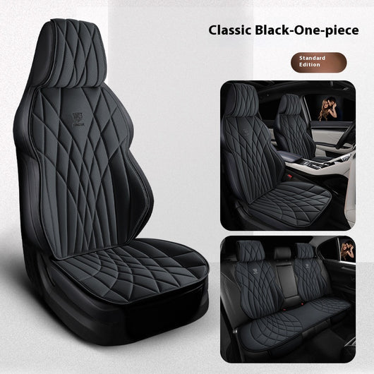 Funda de Asientos de Cuero Premium para Auto - Juego Completo 5 Plazas - Image 18