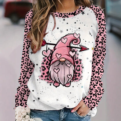 Playera Navideña Estampada Talla Grande para Mujer, Manga Larga - Image 5