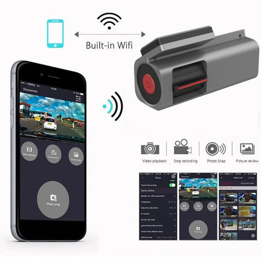 Cámara Dashcam 4K Inalámbrica A380 Discreta para Auto - Image 5