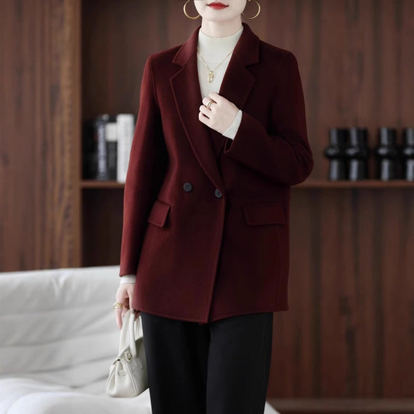 Abrigo de Lana Reversible para Otoño e Invierno