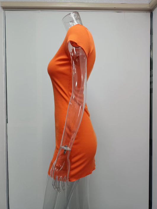 Vestido Corto con Botones de Corte Cadera - Estilo Europeo y Americano - Image 41