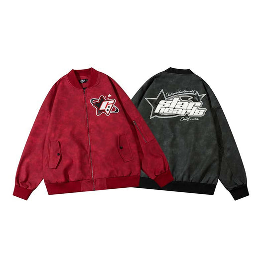 Chaqueta Tipo Flight con Bordado de Letras - Image 13