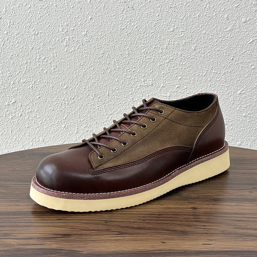 Zapatos Casuales Retro de Plataforma con Combinación de Colores - Image 15