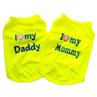 Chaleco para Mascotas Estilo Clásico Mamá Papá - Image 3