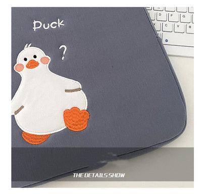 Funda para Tablet con Bordado de Pato Kawaii - Diseño Exclusivo - Image 17