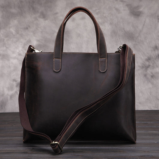 Maletín Ejecutivo Cuero Crazy Horse - Bolso Mensajero Premium en Cuero Genuino - Image 3